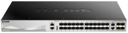 Комутатор D-Link DGS-3130-30S 24xSFP, 4xGE/SFP, 2x10GE, 4xSFP+, L3