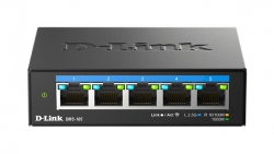 Коммутатор D-Link DMS-105 5x2.5GE, Неуправлямый
