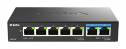 Коммутатор D-Link DMS-107/E 2x2.5GE, 5xGE, Неуправлямый