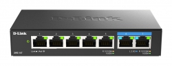 Коммутатор D-Link DMS-107/E 2x2.5GE, 5xGE, Неуправлямый