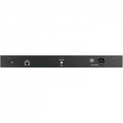 Коммутатор D-Link DSS-200G-28MP 24xGE PoE, 4xSFP/GE, 370W, Неуправляемый