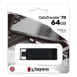 Накопитель Kingston 64GB USB-C 3.2 Gen 1 DT70 DT70/64GB