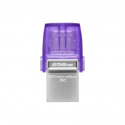 Накопитель Kingston  256GB USB 3.2 Type-A + Type-C DT microDuo 3C R200MB/s DTDUO3CG3/256GB