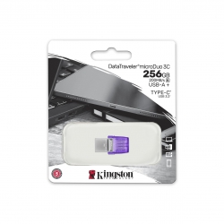 Накопитель Kingston  256GB USB 3.2 Type-A + Type-C DT microDuo 3C R200MB/s DTDUO3CG3/256GB