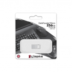 Накопичувач Kingston  256GB USB 3.2 Type-A Gen1 DT Micro R200MB/s Metal DTMC3G2/256GB
