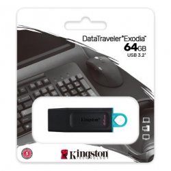 Накопитель Kingston 64GB USB 3.2 Gen1 DT Exodia DTX/64GB