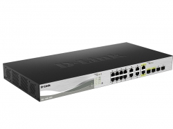 Коммутатор D-Link DXS-1100-16TC 12x10GE, 2x10GE/SFP+ EasySmart