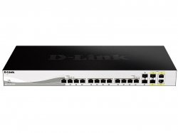 Коммутатор D-Link DXS-1210-16TC 12x10GE, 2xSFP+, 2xSFP+/10GE Smart