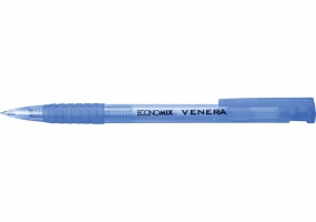 Ручка шариковая автомат. ECONOMIX VENERA 0,5 мм. Корпус ассорти, пишет синим E10105-25