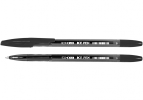 Ручка кулькова ECONOMIX ICE PEN 0,5 мм. Корпус напівпрозорий, пише чорним E10186-01