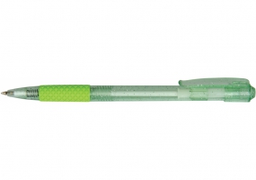 Ручка кулькова автомат. ECONOMIX BRILLANT 0,5 мм. Корпус ассорті, пише синім E10191-25