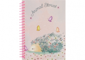 Блокнот "Animal Story" А6 100х143мм, пластикова обкладинка, ПВХ спіраль, 48 арк. ECONOMIX E20319-96