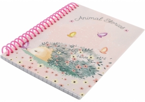 Блокнот "Animal Story" А6 100х143мм, пластикова обкладинка, ПВХ спіраль, 48 арк. ECONOMIX E20319-96