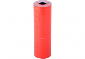 Етикетки-цінники 21х12 мм Economix, 1000 шт/рул., червоні E21301-03