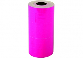 Етикетки-цінники 16х23 мм Economix, 700 шт/рул., рожеві E21302-09