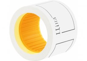 Етикетки-цінники "Ціна" 50х40 мм Economix, 100 шт/рул., білі E21307-14
