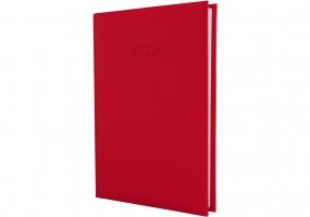Щоденник датований, SATIN, червоний, А5 ECONOMIX E21612-03