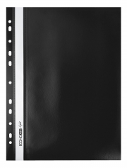Папка-швидкозшивач А4 Economix Light з перфорацією, чорна E38504-01