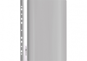 Папка-скоросшиватель А4 Economix Light с перфорацией, серая E38504-10