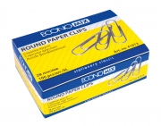 Скрепка 28 мм круглая Economix, 100шт. ECONOMIX E41013