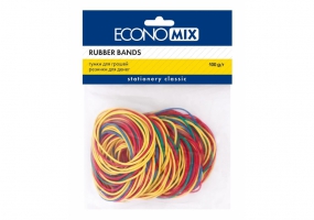 Резинки для денег Economix, 100г, ассорти E41506