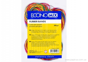 Резинки для денег Economix, 200г, ассорти E41507