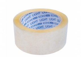 Лента клейкая упаковочная 45 мм х 100 яр Economix light, прозрачная E47815