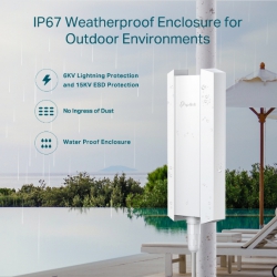 Точка доступу TP-LINKEAP610 OUTDOOR AX1800 1xGE LAN PoE MU-MIMO OFDMA зовн. EAP610-OUTDOOR