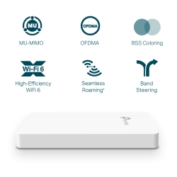 Точка доступу TP-LINK EAP615 WALL AX1800 in 1xGE out 3xGE PoE MU-MIMO EAP615-WALL