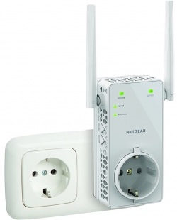 Розширювач WiFi-покриття NETGEAR EX6130 AC1200, 1xFE LAN, 2x зовнішн. ант. EX6130-100PES