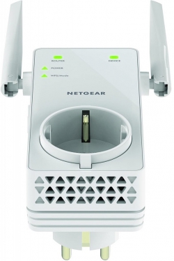 Розширювач WiFi-покриття NETGEAR EX6130 AC1200, 1xFE LAN, 2x зовнішн. ант. EX6130-100PES