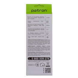 Фильтр сетевой 3 розетки, 1,8 м, 10 а, 250 в, 3*1мм2, серый Patron (sp-1032-gr) EXT-PN-SP-1032-GR
