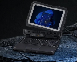 Планшет Panasonic Toughbook G2 MK3 10.1” WUXGA IPS Touch, Intel Ultra 5, 16GB, F512GB, UMA, LTE, 4360мА•год, Win11P, чорний (з клавіатурою) FZ-G2PZ02MB4