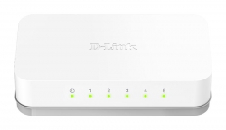 Комутатор D-Link GO-SW-5E/E 5xFE, Некерований