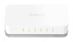 Коммутатор D-Link GO-SW-5E 5xFE, Plastic, Неуправляемый