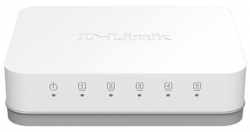 Коммутатор D-Link GO-SW-5G/E 5xGE, Неуправлямый