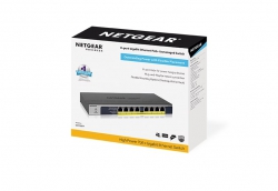 Коммутатор NETGEAR GS108PP 8xGE PoE+ (123Вт), FlexPoE, неуправляемый GS108PP-100EUS