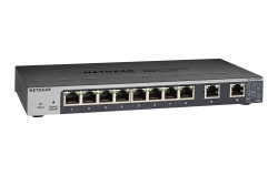 Коммутатор NETGEAR GS110EMX 8x1GE, 2xMulti-Gig (100M/1G/2.5G/5G/10G), управляемый GS110EMX-100PES