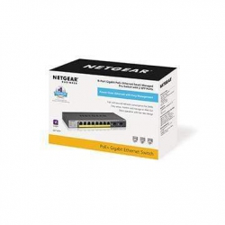 Коммутатор NETGEAR GS110TPv3 8xGE PoE+(55Вт), 2xGE SFP, управляемый L2 GS110TP-300EUS