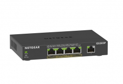 Коммутатор NETGEAR GS305Pv2 4xGE PoE+ (63Вт), 1xGE, неуправляемый GS305P-200PES