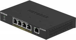 Коммутатор NETGEAR GS305PP 4xGE PoE+ (83Вт), 1x GE, неуправляемый GS305PP-100PES