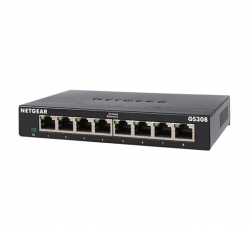 Коммутатор NETGEAR GS308 8xGE, неуправляемый GS308-300PES