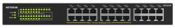 Коммутатор NETGEAR GS324P 16xGE PoE+(190Вт), 8xGE, неуправляемый GS324P-100EUS