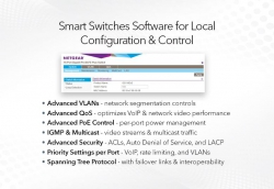 Коммутатор NETGEAR GS324T 24x1GE, 2xSFP, управляемый L2 GS324T-100EUS