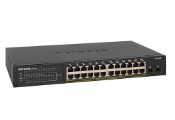 Коммутатор NETGEAR GS324TP 24x1GE PoE+(190Вт), 2xSFP, управляемый GS324TP-100EUS