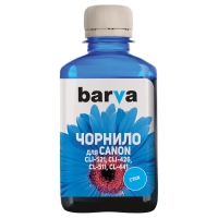Чорнило Barva Canon cli-521/cl-511 (mg2140/mp230/mp250/mp280) Cyan 180 г (c521-057) I-BAR-CCLI521-180-C