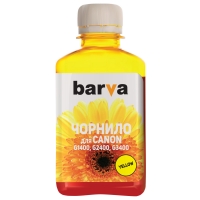 Чорнило Barva для серії g Canon pixma g1400/g2400/g3400 (gi-490 y) Yellow 180 г (g490-506) I-BAR-CG490-180-Y