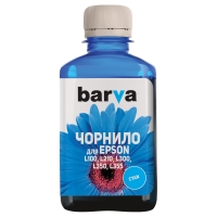 Чорнило Barva для фабрик друку Epson l100/l210/l300/l350/l355 (664 с) Cyan 180 г (l100-401) I-BAR-E-L100-180-C