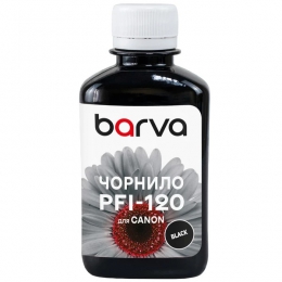 Чорнило для Canon PFI-120/PFI-710 BK спеціальне 180 мл, пігментне, чорне Barva (C120-894) I-BARE-C120-180-B