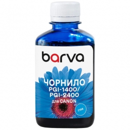Чернила для Canon PGI-1400/PGI-2400 C специальные 180 мл, пигментные, голубые Barva (C1400-929) I-BARE-C1400-180-C-P